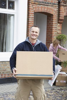 Office removals planning in Roehampton with moving boxes and desks