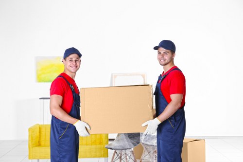 Office removals team planning a move in Roehampton