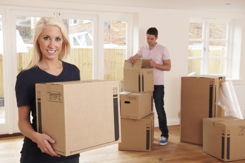 Careful wrapping and boxing of fragile items during packing services in Roehampton