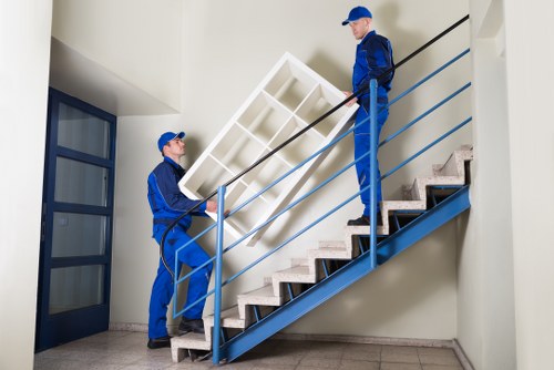 Waste segregation and lawful disposal materials for a removal service