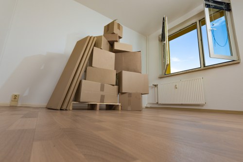 Sustainable removals process with sorted waste and reusable items