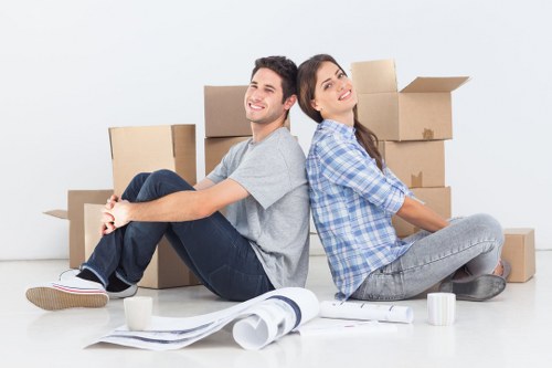 Retail and office items organised for a smooth commercial move