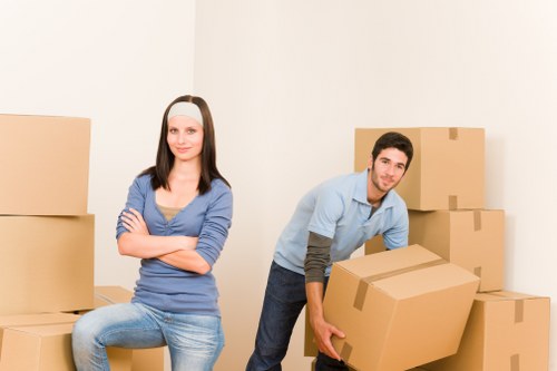Local moving van in Roehampton ready for a residential relocation