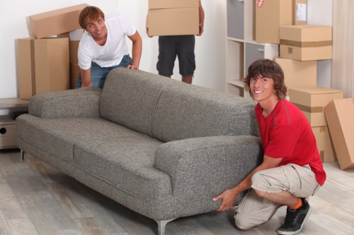 Roehampton home moving advice with packed boxes and local street setting