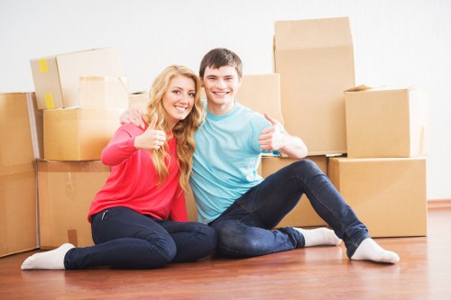 Local removal team handling a residential move in Roehampton