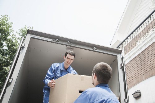 Business packing and furniture handling for an office move