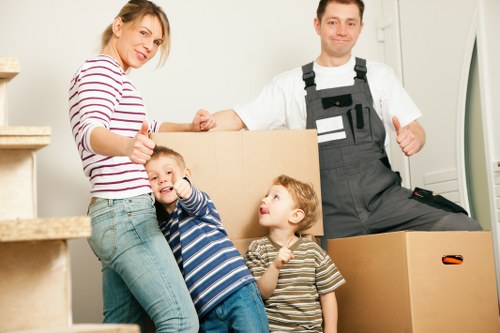 Local removal van supporting an urgent move in Roehampton